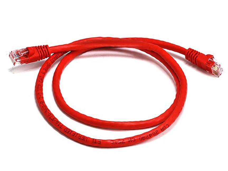 8WARE 0.25M RED CAT6 UTP PATCH CABLE - FAST NETWORK LINK