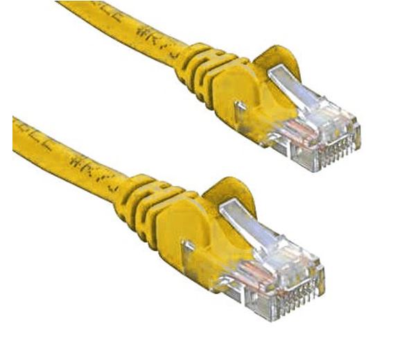 8WARE 0.25M YELLOW CAT6 UTP PATCH CABLE - FAST NETWORK LINK