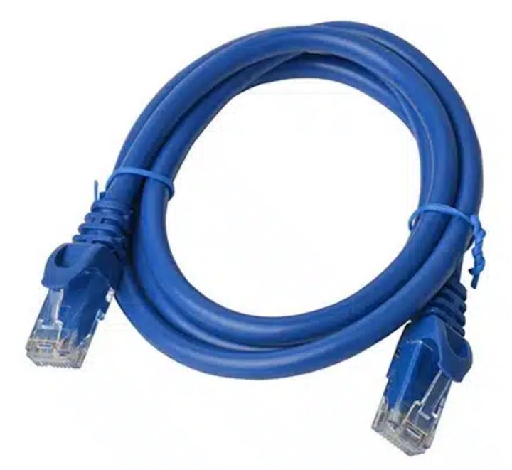 8WARE 1.5M BLUE POWER CABLE - RELIABLE PC & MONITOR CONNECTION