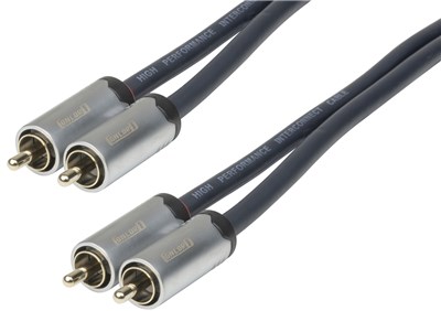 UNSPECIFIED MANUFACTURER 1.5M STEREO RCA CABLE (2XRCA TO 2XRCA) - TWIN PACK