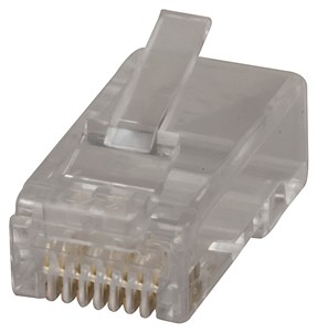 UNSPECIFIED MANUFACTURER 10 PACK RJ45 MODULAR PLUGS FOR CAT 6 CABLE