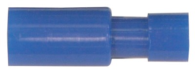 UNSPECIFIED MANUFACTURER 100 PACK BLUE 4MM BULLET FEMALE CONNECTORS FOR 1.5-2.5MM WIRE