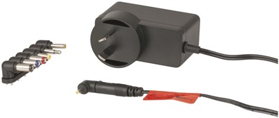 UNSPECIFIED MANUFACTURER 12V DC 1.5A SLIM POWER SUPPLY WITH 7 PLUGS