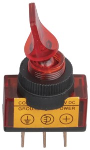 GENERIC/UNSPECIFIED MANUFACTURER 12V RED ILLUMINATED TOGGLE SWITCH FOR RELIABLE CONTROL