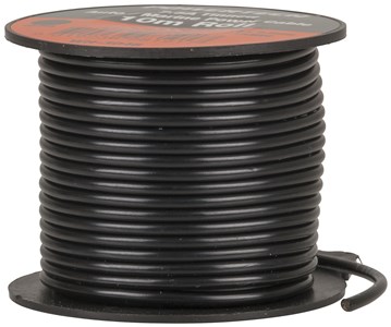 UNSPECIFIED BRAND 10M BLACK 18 AWG TINNED HOOK UP WIRE ROLL