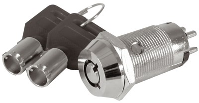 GENERIC/COMPONENT MANUFACTURER 2 POSITION TUBULAR KEY SWITCH WITH REMOVABLE KEYS