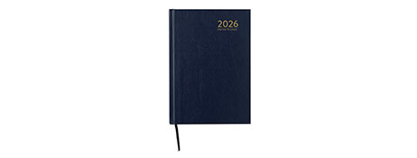 CUMBERLAND 2026 A5 BLACK CASEBOUND DIARY | DAILY PLANNER FOR PROFESSIONALS