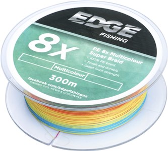 UNSPECIFIED MANUFACTURER STRONG 20LB PE FISHING LINE - COLOUR CHANGE EVERY 10M