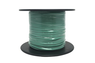 UNSPECIFIED MANUFACTURER GREEN LIGHT DUTY HOOK-UP WIRE - 25M ROLL, 26 AWG