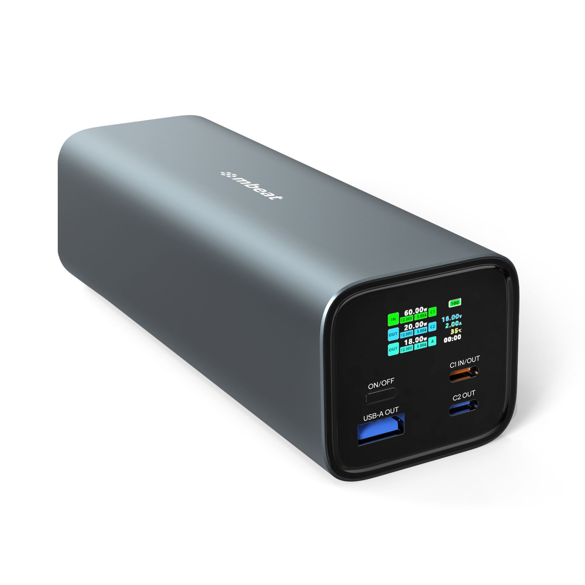 MBEAT 27000MAH PORTABLE POWER BANK - RELIABLE BACKUP POWER