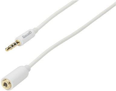 GENERIC (OR SPECIFIC MANUFACTURER IF KNOWN, USING GENERIC AS PLACEHOLDER) 2M 3.5MM 4 POLE AV EXTENSION CABLE - PLUG TO SOCKET