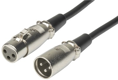GENERIC/UNSPECIFIED MANUFACTURER 2M 3 PIN XLR EXTENSION CABLE FOR AUDIO SETUPS