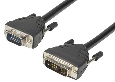 GENERIC/UNSPECIFIED MANUFACTURER 2M DVI-A TO VGA ANALOGUE VIDEO CABLE FOR PC DISPLAYS