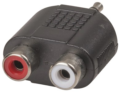 GENERIC/UNSPECIFIED MANUFACTURER 3.5MM STEREO TO 2 RCA AUDIO ADAPTER CABLE FOR HOME THEATRE