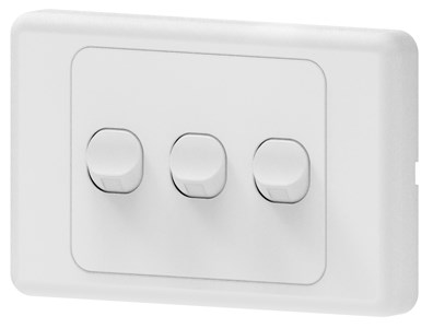 GENERIC ELECTRICAL COMPONENT VERSATILE 3-GANG 2-WAY 10A LIGHT SWITCH FOR GERALDTON HOMES