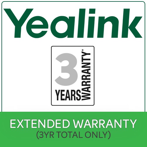 YEALINK 3-YEAR EXTENDED WARRANTY FOR ENTERPRISE PHONES