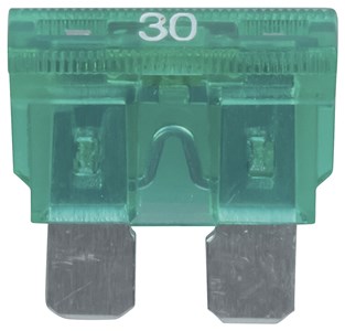 GENERIC/COMPONENT SUPPLIER 30 AMP INDICATOR BLADE FUSE - QUICK CIRCUIT PROTECTION