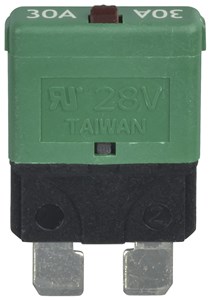 GENERIC/STANDARD 30 AMP MANUAL RESET CIRCUIT BREAKER - RELIABLE POWER PROTECTION
