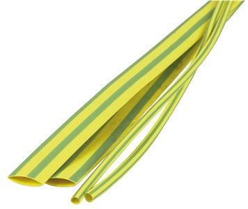 UNSPECIFIED MANUFACTURER 3MM GREEN/YELLOW HEATSHRINK TUBING FOR RELIABLE EARTHING