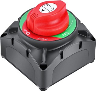 GENERIC ELECTRICAL COMPONENT 4-WAY BATTERY SELECTOR SWITCH FOR DUAL BATTERY SETUPS