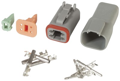 DEUTSCH WEATHERPROOF 4-WAY CONNECTOR SET FOR RELIABLE WIRING
