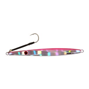 UNKNOWN MANUFACTURER 400G PINK/SILVER HOLOGRAPHIC JIG FOR SERIOUS OFFSHORE ACTION
