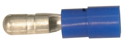 GENERIC ELECTRICAL COMPONENTS 100 PACK 4MM BLUE MALE BULLET CRIMP TERMINALS FOR AUTO/DIY