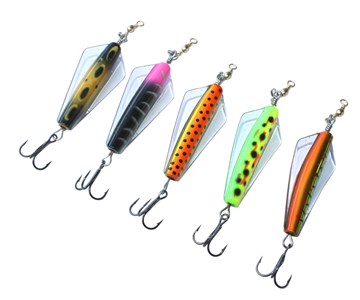 UNSPECIFIED LURE MANUFACTURER 5 PACK LURES - FISH CATCHING COLOURS FOR GERALDTON ANGLERS