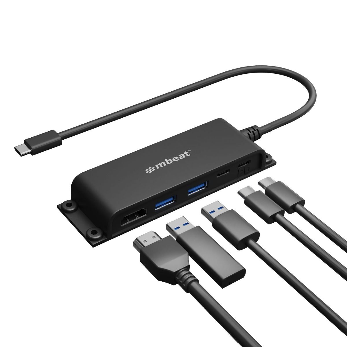 MBEAT 5-PORT USB CHARGING HUB FOR FAST DEVICE POWER