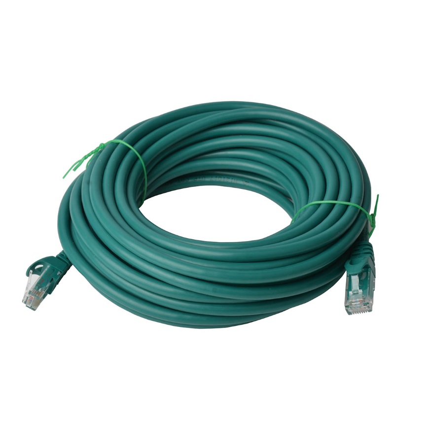 8WARE 50M GREEN ETHERNET CABLE - FAST LOCAL NETWORKING
