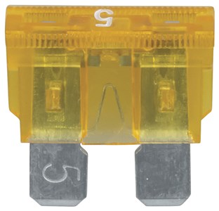 GENERIC/COMPONENT MANUFACTURER 5 AMP INDICATOR BLADE FUSE - EASY CIRCUIT PROTECTION