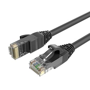 UNSPECIFIED MANUFACTURER 5M BLACK CAT 5E CROSSOVER CABLE FOR DIRECT PC CONNECTION