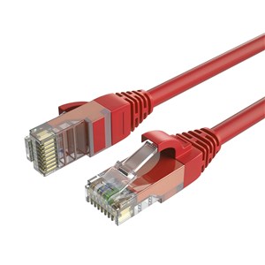 UNSPECIFIED MANUFACTURER 5M RED CAT 6A SHIELDED ETHERNET PATCH CABLE FOR FAST NETWORK