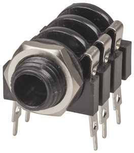 GENERIC/COMPONENT MANUFACTURER 6.5MM STEREO INSULATED DPST SOCKET WITH SOLDER TAGS