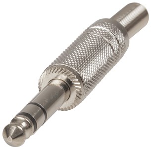 UNSPECIFIED MANUFACTURER 6.5MM STEREO METAL PLUG FOR RELIABLE AUDIO CONNECTIONS