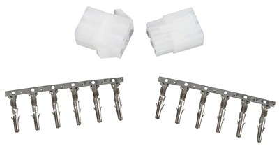 UNSPECIFIED MANUFACTURER 6 PIN NYLON MULTI-PIN PLUG & SOCKET CONNECTOR ASSEMBLY