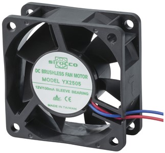 GENERIC COMPONENT 60MM DC COOLING FAN 12V SLEEVE BEARING LOW NOISE 4000 RPM