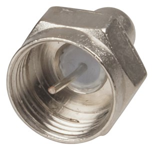 GENERIC/COMPONENT SUPPLIER (ASSUMING NO SPECIFIC BRAND PROVIDED) 75 OHM F CONNECTOR DUMMY LOAD FOR TV & ANTENNA SYSTEMS