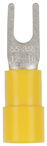 GENERIC ELECTRICAL COMPONENTS PACK OF 8 YELLOW FORKED SPADE CONNECTORS FOR ELECTRICAL WORK