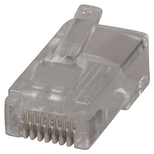 GENERIC/UNSPECIFIED MANUFACTURER 8 PIN US TYPE TELEPHONE PLUG FOR SOLID CORE CABLE