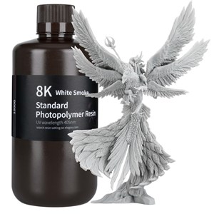 UNSPECIFIED BRAND 8K STANDARD RESIN SMOKE WHITE 1KG FOR 3D PRINTING