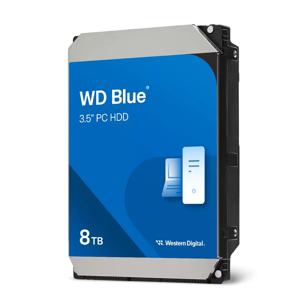 WESTERN DIGITAL 8TB WD BLUE PC HARD DRIVE FOR STORAGE
