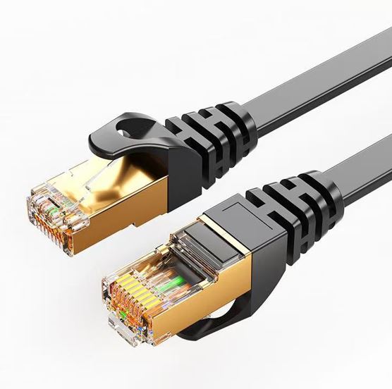 8WARE CAT 7 ETHERNET CABLE - 2M BLACK - HIGH SPEED DATA