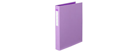 COLOURHIDE A4 PURPLE RING BINDER - DURABLE OFFICE FILING