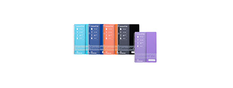 GENERIC/UNSPECIFIED MANUFACTURER A5 SPIRAL NOTEBOOKS WITH 200 PERFORATED PAGES - ASSORTED COLOURS