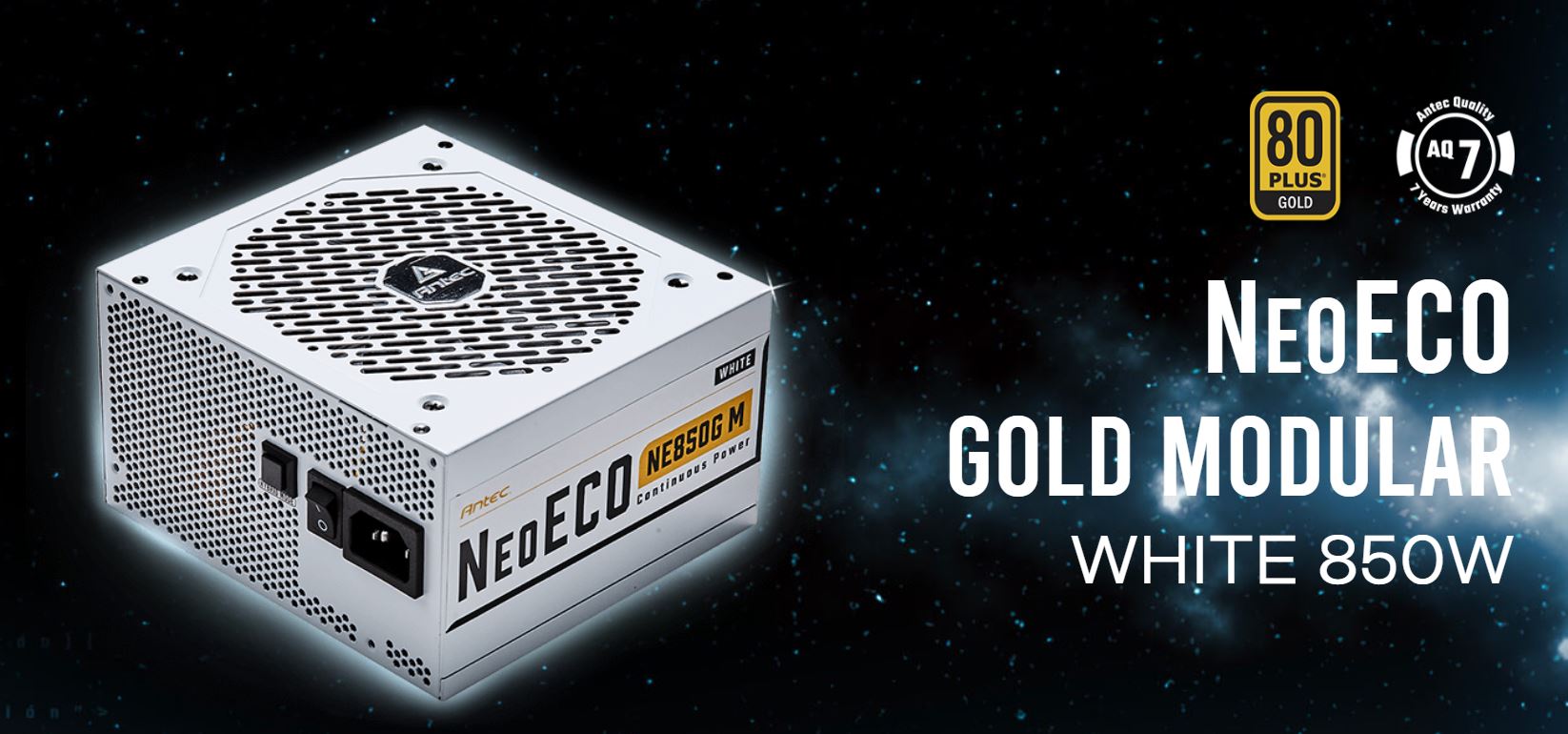 ANTEC NE850G M WHITE AU ATX POWER SUPPLY UNIT (PSU)