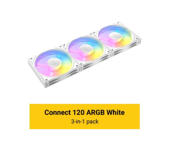 ANTEC ARGB CASE FANS 3-PACK WHITE - SILENT COOLING POWER