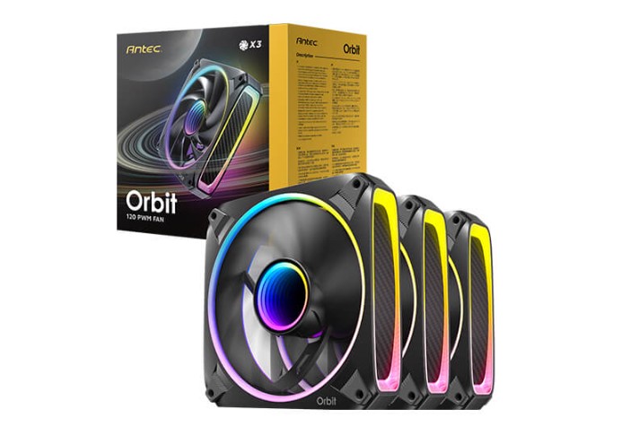 ANTEC ORBIT 120 ARGB 3PK FANS FOR ULTIMATE PC COOLING