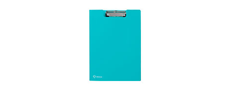 MARBIG ANTIMICROBIAL A4 CLIP FOLDER - BLUE FOR HYGIENE