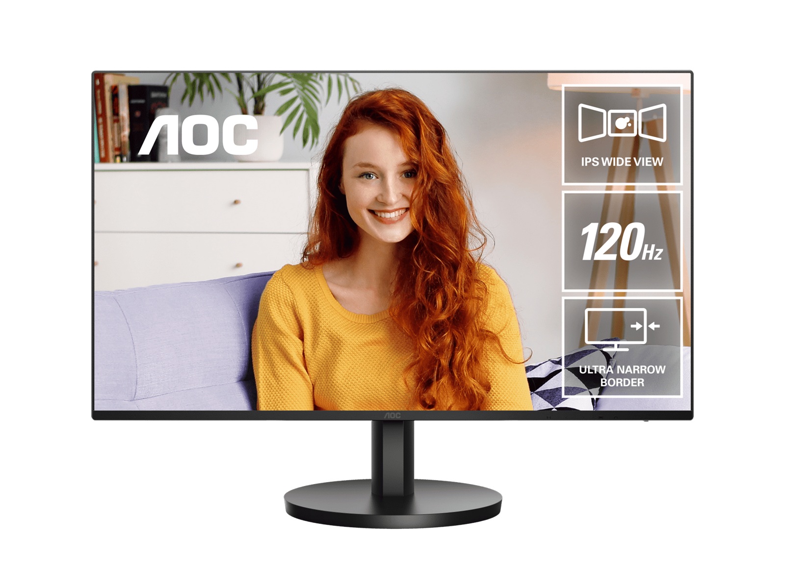 AOC 24-INCH FHD MONITOR FOR HOME & OFFICE PRODUCTIVITY